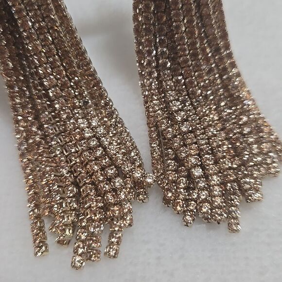Chico's Gold Tassel Earrings - Picture 3 of 5